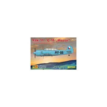 Plastikový model 1/72 Yak-11/C-11 Moose (Czech, Hungary, Poland)