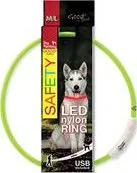 Obojek pro psa Dog Fantasy LED světelný obojek z nylonu M/L