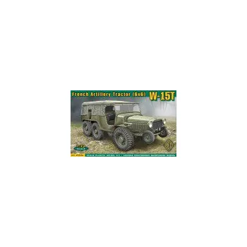 Plastikový model 1/72 W-15T French WWII 6x6 artillery tractor