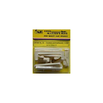 Plastikový model 1/35 Pz.III Coolers and exhausts (DRAG)