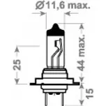 12V H7 100W PX26d # TRIFA