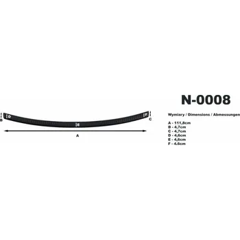 Lišta karosérie Ochranná lišta hrany kufru Nissan Qashqai 5+2m 2009-2013