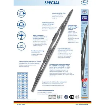 Stěrač Stěrač kovový ALCA SPECIAL GRAFIT 330 mm