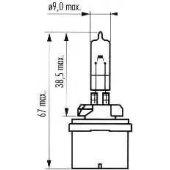 Autožárovka 12V H27W (890) PG13 TRIFA