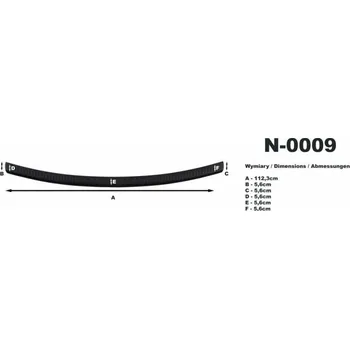 Lišta karosérie Ochranná lišta hrany kufru Nissan Qashqai 5m 2007-2013