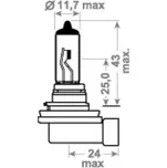12V H11 55W PGJ 19-2 TRIFA