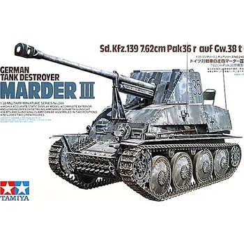 Plastikový model Tamiya German Tank Destroyer Marder III 1:35