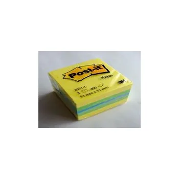 Samolepící bloček Mini kostka POST-IT 51x51mm - citronova