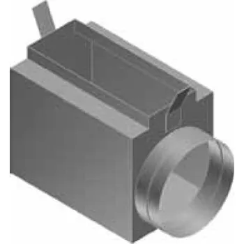 Atrea Krabice koncová stropní boční s otvorem pro mřížku 255x100 KSB