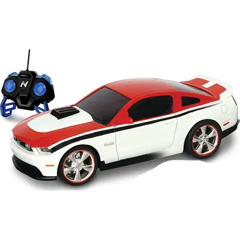 RC model auta Nikko Ford Mustang 5.0 1:16 bílá/červená