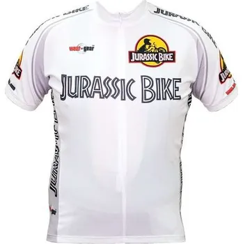 cyklistický dres Wear Gear dres Jurassic Bike White Varianta: L