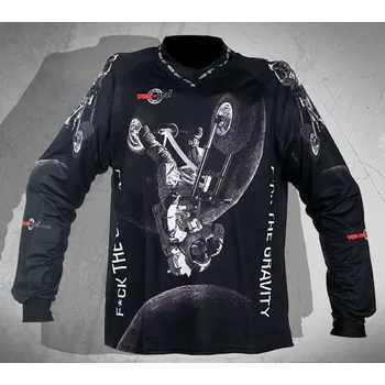 cyklistický dres Wear Gear FR/DH dres Fuck The Gravity Varianta: L