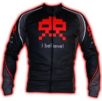 cyklistický dres Wear Gear dres I believe! s dlouhým rukávem Varianta: L