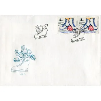 Poštovní známka Česká pošta (1993) FDC 2 - MS v krasobruslení