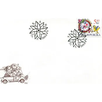 Poštovní známka Česká pošta (2000) FDC 259 - Dětem - Budík