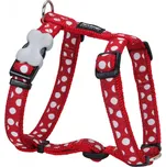 Red Dingo postroj White Spots on Red