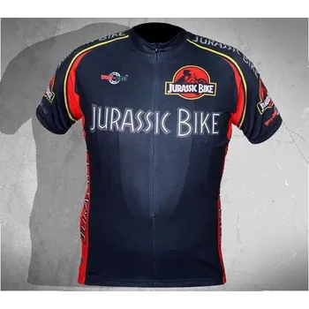 cyklistický dres Wear Gear dres Jurassic Bike Black Varianta: S
