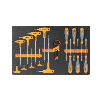 Sada nářadí modul s nářadím Beta M60 sada imbusů T a šroubováků na matice Sada 23