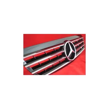 Tuning Sportovní maska s logem Mercedes S Class W220, černá-chrom