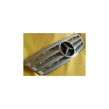 Tuning Sportovní maska Mercedes C Class W203, stříbrná-chrom