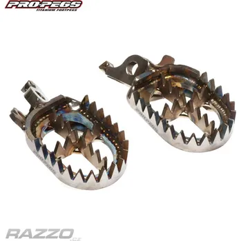 Titanové široké stupačky ProPegs Titanium Footpegs Kawasaki KX250F / KX450F / KX250