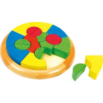 Dřevěná hračka Mertens Poznej tvary - Rondo Formen