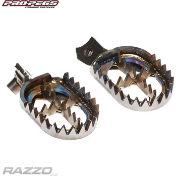 Titanové široké stupačky ProPegs Titanium Footpegs Suzuki RMZ250 / RMZ450