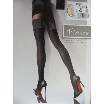 Dámské punčochy EDESSA 40den-punčochové kalhoty Fiore black-černé