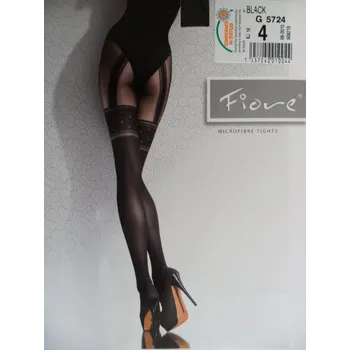 Dámské punčochy TEMIDA 40den-punčochové kalhoty Fiore black-černé 3-M