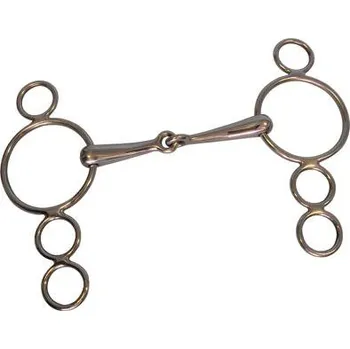 Udidlo pro koně Feeling sněhulák nerezový lomený 125