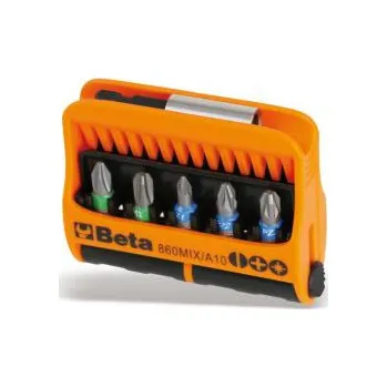 Bit Sada šroubováků bitů Beta s magnetickým držákem do vrtačky, 10 ks bitů