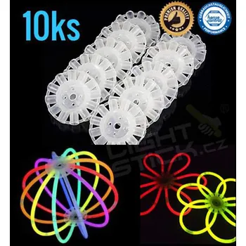 Dětský míč Svítící míč, 10 ks spojek