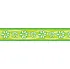 Obojek pro psa Red Dingo obojek polostahovací Daisy Chain Lime 41-62 cm/25 mm