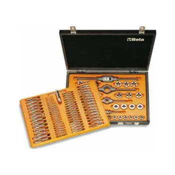 Závitořezný nástroj Sada závitníků a oček jemné stoupání M2 až M18 z chromové oceli pro op