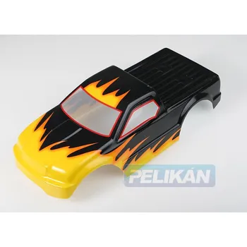 RC model auta Karosérie lakovaná Himoto Truck 1:10 (černo-žlutá)