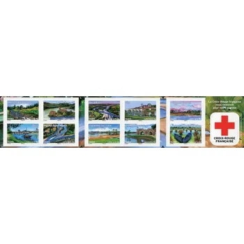 Poštovní známka Post France (2013) MiNr. 5583 - 5592 ** - Francie - Sada - Červený kříž: Malé potoky ústí do velké řeky - Loire