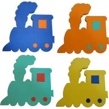 Plovací deska DENA Plavecká deska MAŠINKA 40 cm žlutá