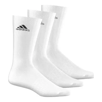 Pánské ponožky Ponožky Adidas Performance Crew T White 3 páry