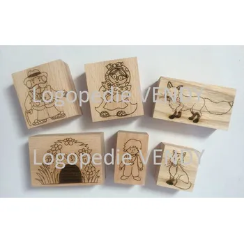 Dětské razítko L.V. O Budulínkovi - sada razítek