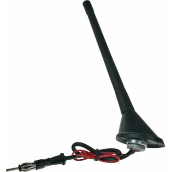 Autoanténa MGB aktivní FLEX 60°AM-FM anténa Škoda, VW s DIN konektorem 18cm 65110 65110 (MGB aktivní FLEX 60°AM-FM anténa Škoda, VW s DIN konektorem 18cm 65110 65110)