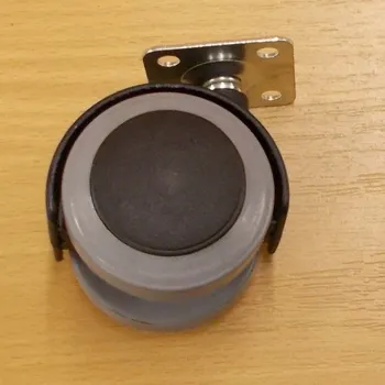 Nábytkové kování Kolečko PU pásek50 mm, s plotničkou