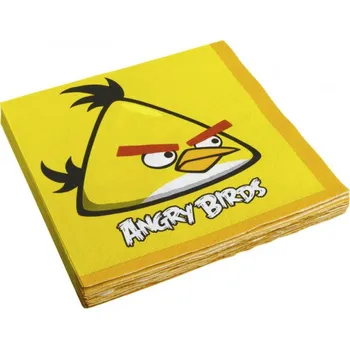 Papírový ubrousek Angry Birds ubrousky 16 ks, 33 cm x 33 cm