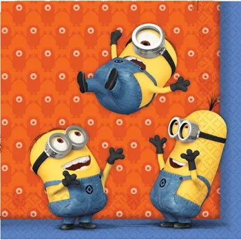 Papírový ubrousek Mimoni ubrousky 20 ks, 33 cm x 33 cm