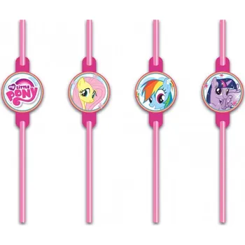 My Little Pony slámky na pití 8 ks