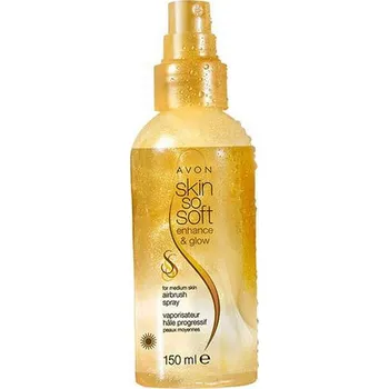 Samoopalovací přípravek Recenze Avon samoopalovací tělový olej pro střední tón pokožky Skin so Soft Enhance & Glow 150 ml 