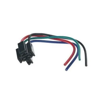 Relé Relé patice s kabely černá, 4-vývody (46024)