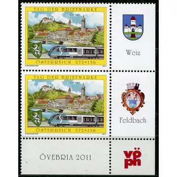 Poštovní známka Österreich post (2011) MiNr. 2936 ** - Rakousko - Den poštovních známek - 2 známky