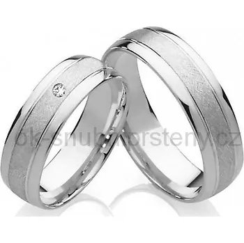 Prsten Stříbrné snubní prsteny ST1020