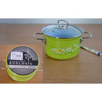 Hrnec Hrnec s poklicí 16cm smalt 2,1 l CZ