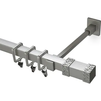 Garnýž Garnýž kovová 200 cm jednořadá 20x20 roma matná stříbrná